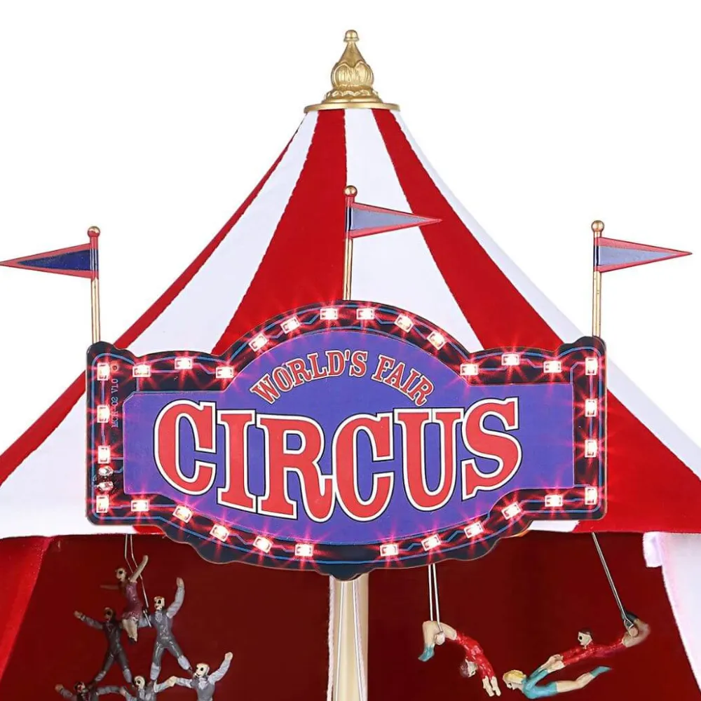 Decorator's Warehouse 12" Mr. Christmas 90th Anniversary World's Fair Big Top Circus > Christmas Decor|Retro Brites