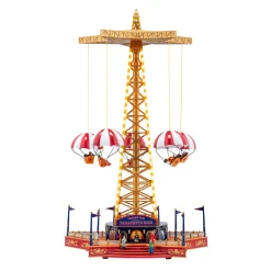 Decorator's Warehouse 18" Mr. Christmas 90th Anniversary World's Fair Parachute Ride > Christmas Decor|Retro Brites