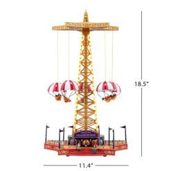 Decorator's Warehouse 18" Mr. Christmas 90th Anniversary World's Fair Parachute Ride > Christmas Decor|Retro Brites
