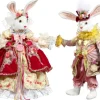 Decorator's Warehouse 23" - 24" Mr & Mrs Cotton Tail Rabbit, Set of 2 - Mark Roberts > Mark Roberts Easter|Mark Roberts Spring
