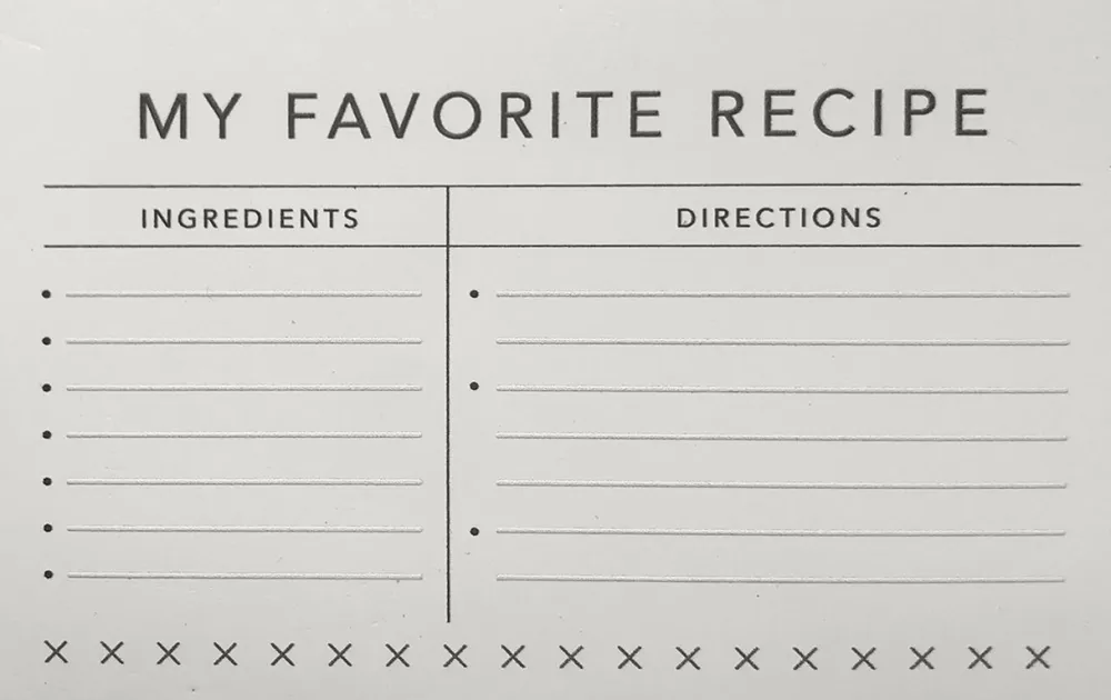 Decorator's Warehouse 2" My Favorite Recipe Customizable Ornament > Christmas Ornaments|Christmas Decor