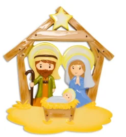 Decorator's Warehouse 5" Nativity Customizable Ornament > Christmas Ornaments|Christmas Decor