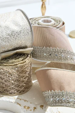 Decorator's Warehouse Natural Elegance Ribbon Mini Bundle > Christmas Ribbon|Christmas Decor