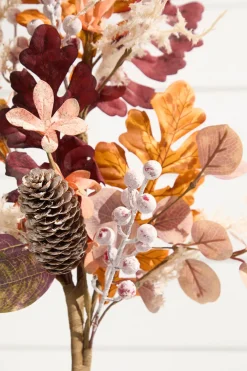 Decorator's Warehouse 28" Natural Leaf Berry Cone Spray > Fall Decor|Fall Decor
