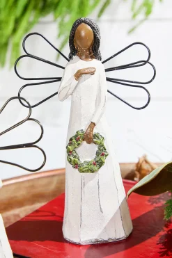 Decorator's Warehouse 7" Natural Tabletop Angel > Cardinal|Santas & Angels