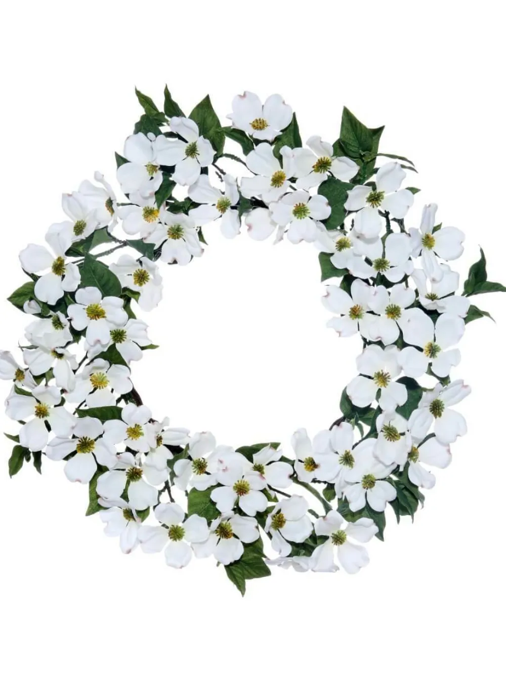 Decorator's Warehouse 20” North American Dogwood Wreath - White > All Wreaths|Spring Wreaths
