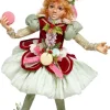 Decorator's Warehouse 18" North Pole Pretty in Pink Elf, Medium - Mark Roberts > Mark Roberts