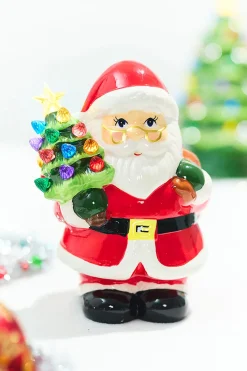 Decorator's Warehouse 9" Nostalgic Ceramic Santa Figure > Christmas Sale|Christmas Decor