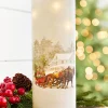 Decorator's Warehouse 5.9" - 9.8" Nostalgic Christmas Glass Luminaries - Set of 3 > Christmas Sale|Christmas Decor