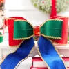 Decorator's Warehouse 12" Nutcracker Velvet Gem Bow > Nutcracker|Christmas Accents