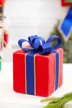 Decorator's Warehouse 6" Nutcracker Velvet Gift Box > Nutcracker