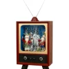 Decorator's Warehouse 23" Old Fashioned TV with Elves - Mark Roberts > Mark Roberts