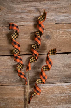 Decorator's Warehouse Orange & Black Double Sided Plaid Fall Spray > Fall Decor|Halloween