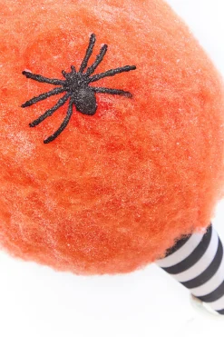 Decorator's Warehouse 14" Orange Glitter Cotton Candy Halloween Ornament > Halloween|Halloween