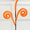 Decorator's Warehouse 28" Orange Puff Chenille Spiral Curly Spray > Halloween|Halloween