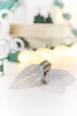 Decorator's Warehouse 100' Outdoor Christmas Lighting Kit - Warm White > Outdoor Christmas Lighting Kits|C9 Bulbs