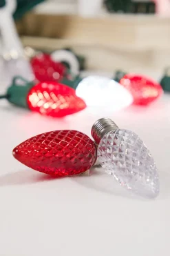 Decorator's Warehouse 500' Outdoor Christmas Lighting Kit - Cool White/Red > Outdoor Christmas Lighting Kits|C9 Bulbs