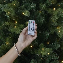 Decorator's Warehouse 7' Palmetto LED Pine Tree > Green|Color Changing