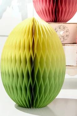 Decorator's Warehouse 14" Paper Honeycomb Ombre Egg > Easter Table Decor|Easter Decor