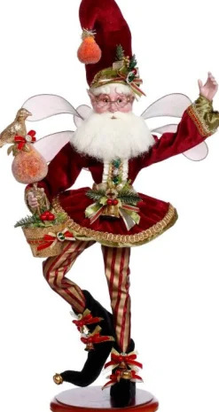 Decorator's Warehouse 23" Partridge in a Pear Tree Fairy On Base - Mark Roberts > Mark Roberts