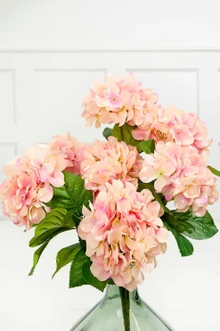 Decorator's Warehouse 20.5" Peach Hydrangea Bush > Easter Table Decor|Easter Decor