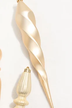 Decorator's Warehouse 12" Pearl Finial Boxed - Set of 4 > Christmas Decor|Natural Elegance