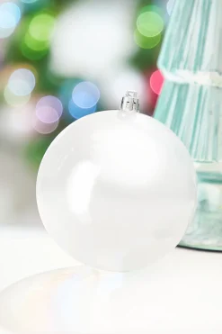 Decorator's Warehouse 4" Pearl Iridescent Ball Ornament > Retro Brites|Christmas Decor