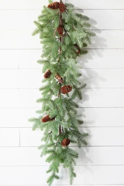 Decorator's Warehouse 45" PE Fir Pine with Pinecones Garland > Cardinal|Christmas Decor