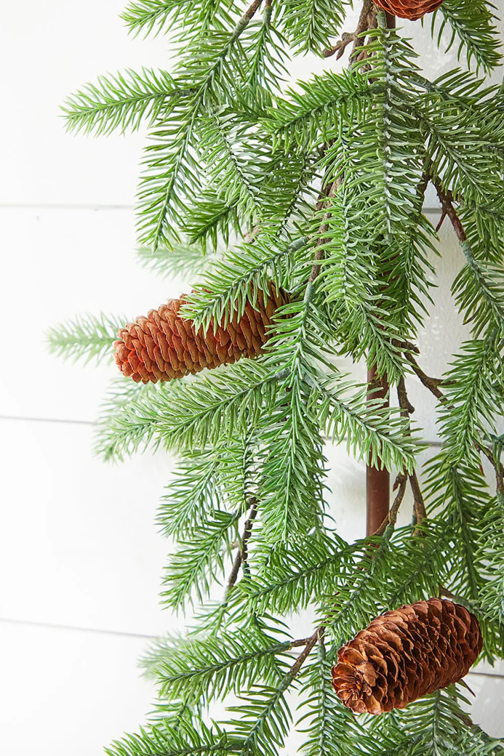 Decorator's Warehouse 45" PE Fir Pine with Pinecones Garland > Cardinal|Christmas Decor
