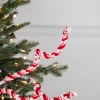 Decorator's Warehouse 29” Peppermint Curly Stem > Gingerbread|Peppermint