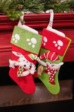 Decorator's Warehouse 20” Pet Stocking > Christmas Textiles|Christmas Decor