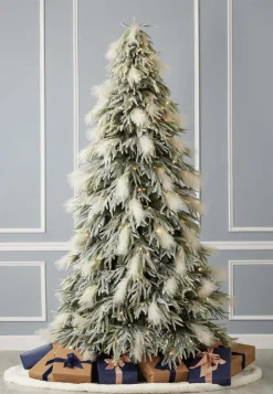 Decorator's Warehouse 7.5' Pine and Pampas Artificial Christmas Tree with 550 Warm White LED Lights > Pine & Pampas|Christmas Decor
