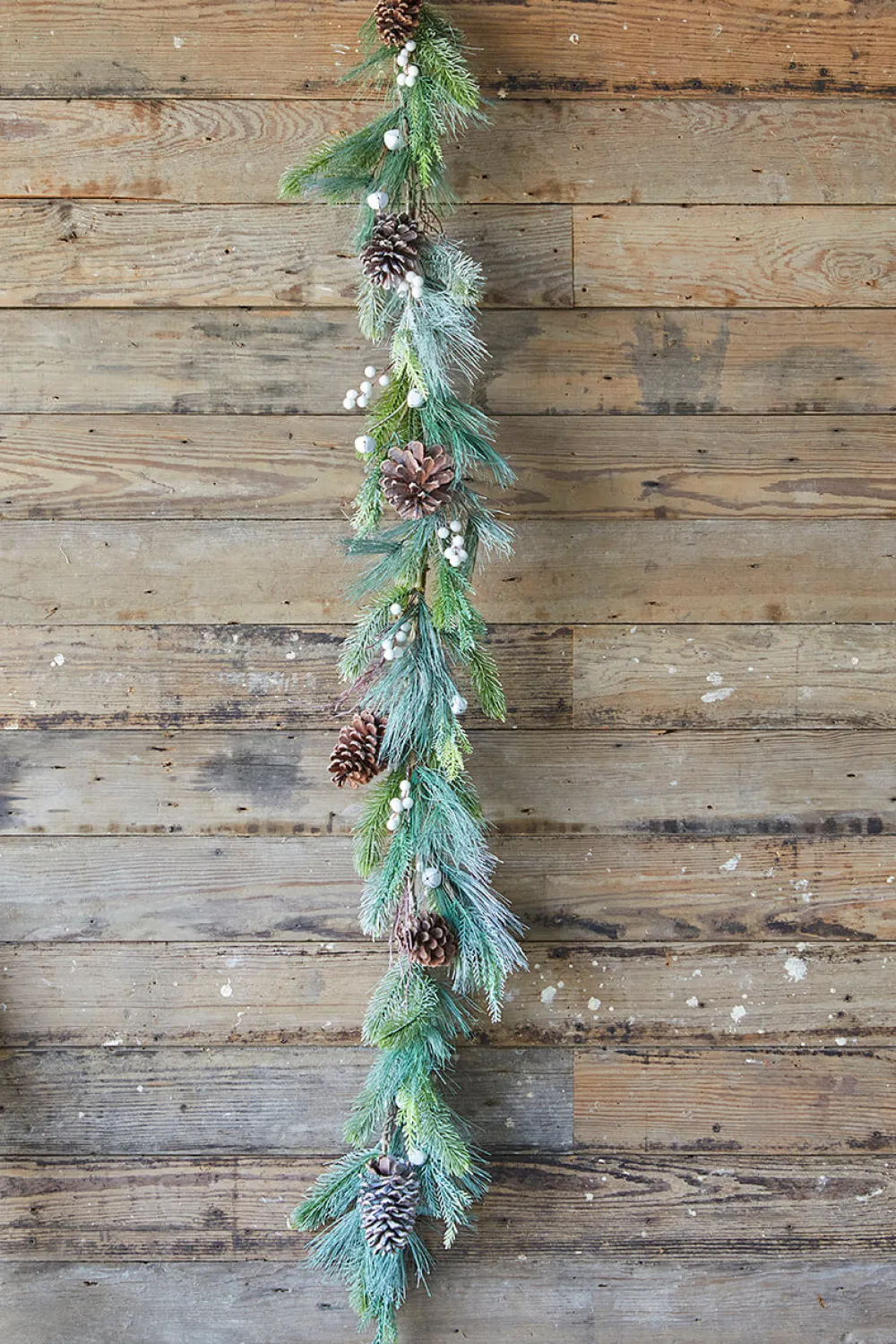 Decorator's Warehouse 6’ Pine Berry Bell Garland > Christmas Decor|Unlit Garlands