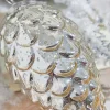 Decorator's Warehouse 7" Pinecone Burnished Mercury Glass Ornament > White Christmas|Christmas Decor