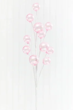 Decorator's Warehouse 28" Pink Bubble Spray > Christmas Sprays|Christmas Decor