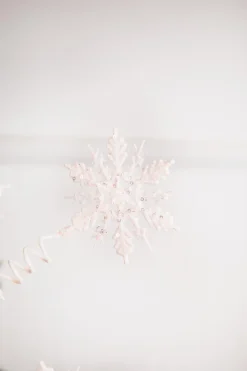 Decorator's Warehouse 25” Pink Curly Snowflake Stem > Kristin'S Picks|Santa'S Sweet Shoppe