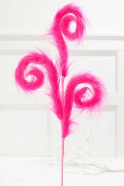 Decorator's Warehouse 28" Pink Furry Spiral Curly Spray > Halloween|Halloween
