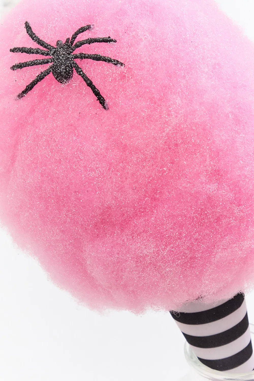 Decorator's Warehouse 14" Pink Glitter Cotton Candy Halloween Ornament > Halloween|Halloween
