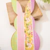 Decorator's Warehouse 10" Pink/Lavender/Yellow/Green Pattern Rabbit > Easter Decor|Easter Decor