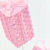 Decorator's Warehouse 28" Pink Mesh Gift Box Spray > Santa'S Sweet Shoppe|2026 New Additions