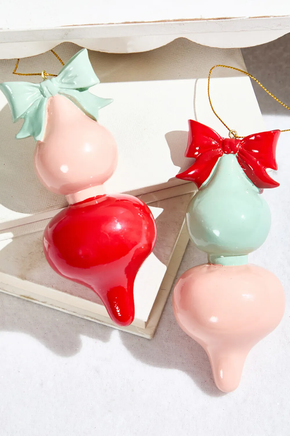 Decorator's Warehouse 5.25" Pink Pop Finial Ornament > Christmas Decor|Valentine'S Decor