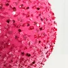 Decorator's Warehouse 8" Pink Sequin Ball Ornament > Christmas Decor|Christmas Ornaments