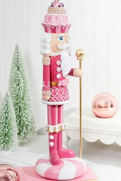 Decorator's Warehouse 21" Pink Sweet Shoppe Nutcracker > Best Sellers|Santa'S Sweet Shoppe