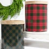 Decorator's Warehouse Plaid Canister - Set of 2 > Christmas Decor|Farmhouse