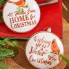 Decorator's Warehouse 5" Plastic Cardinal Sentiment Disc Ornament > Christmas Ornaments|Cardinal