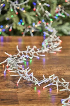Decorator's Warehouse 25' Platinum Elite Cluster Lights - 760L Multi (Clear Cord) > Vintage Christmas Lights|Twinkle Cluster Lights