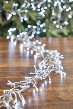 Decorator's Warehouse 53' Platinum Elite Cluster Lights - 1560L Classic White (Clear Cord) > Vintage Christmas Lights|Twinkle Cluster Lights