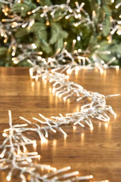 Decorator's Warehouse 25' Platinum Elite Cluster Lights - 760L Warm White (Clear Cord) > Vintage Christmas Lights|Twinkle Cluster Lights