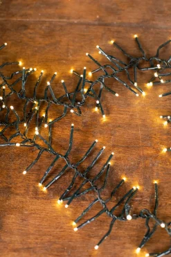 Decorator's Warehouse 25' Platinum Elite Cluster Lights - 760L Warm White (Green Cord) > White Christmas|Nutcracker