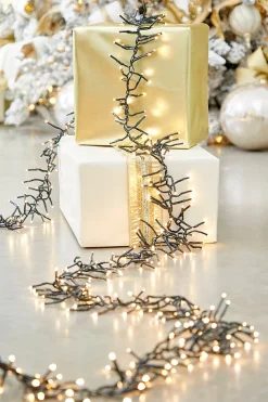 Decorator's Warehouse 25' Platinum Elite Cluster Lights - 760L Warm White (Green Cord) > White Christmas|Nutcracker